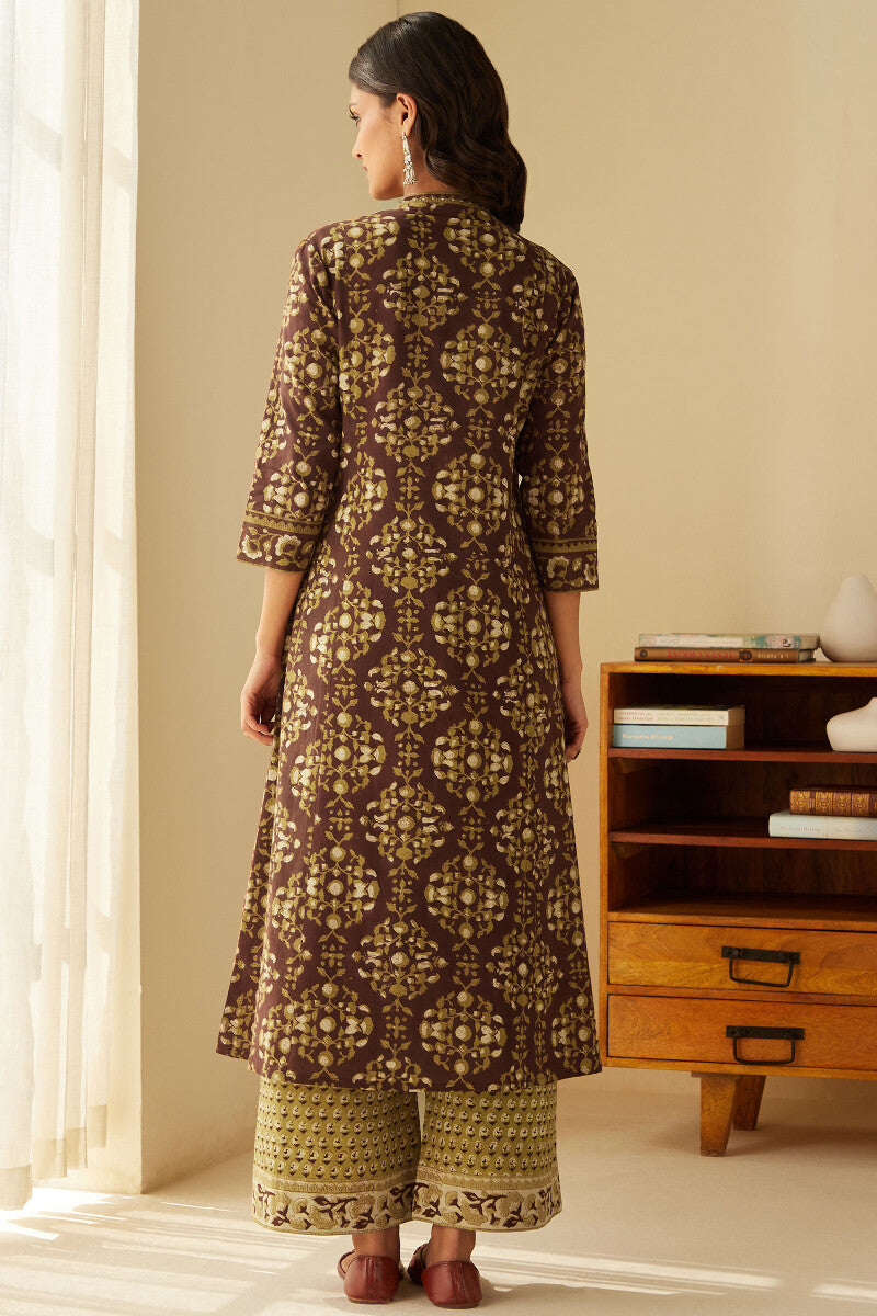 Sehra Zainab Bagru Kurta