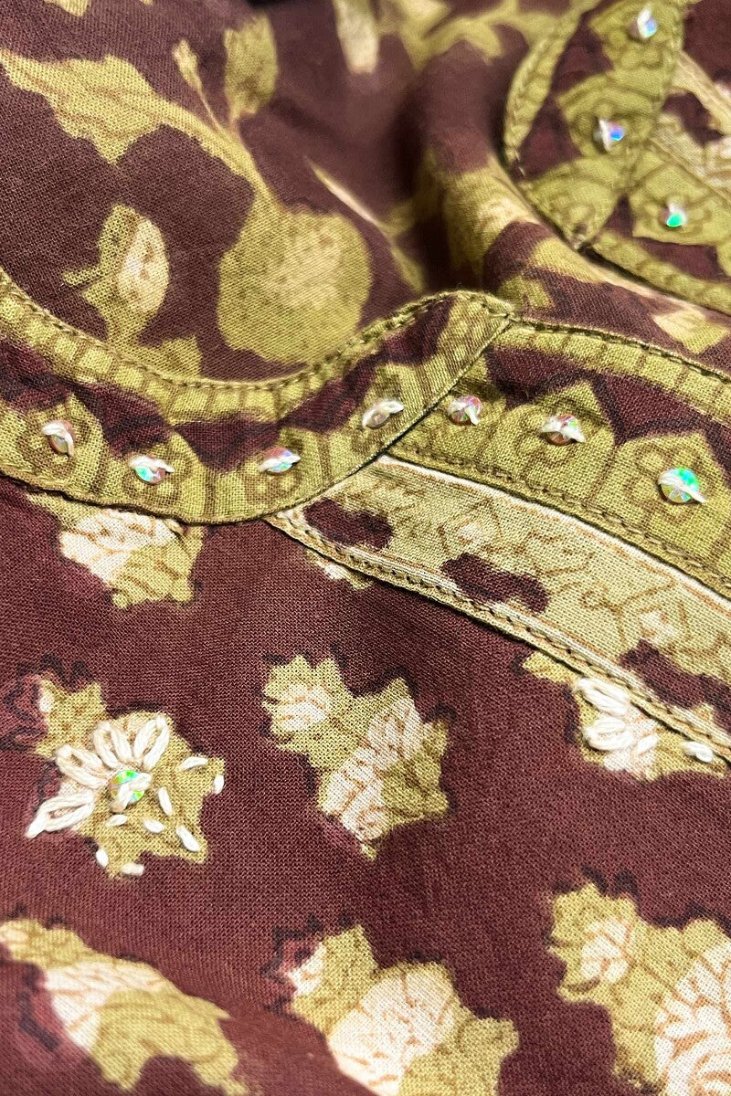 Sehra Ruhi Bagru Kurta