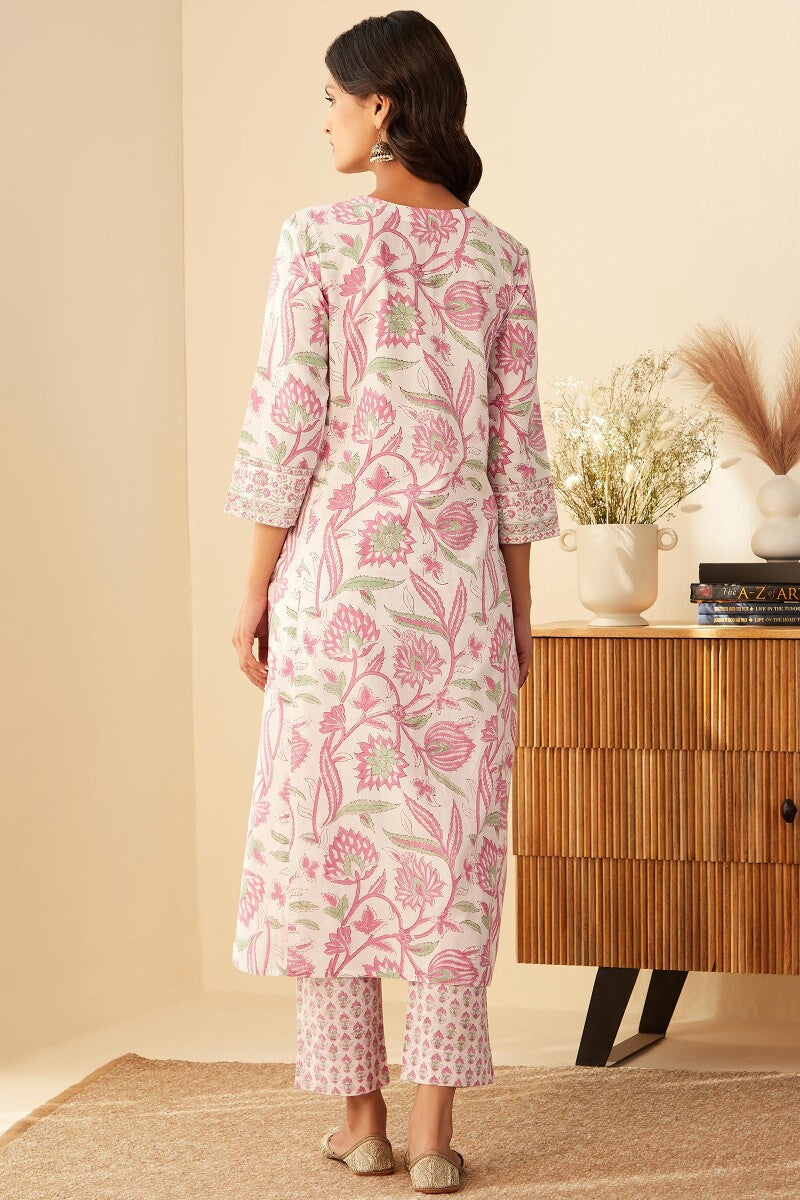 Rosheen Niyamat Sanganeri Kurta