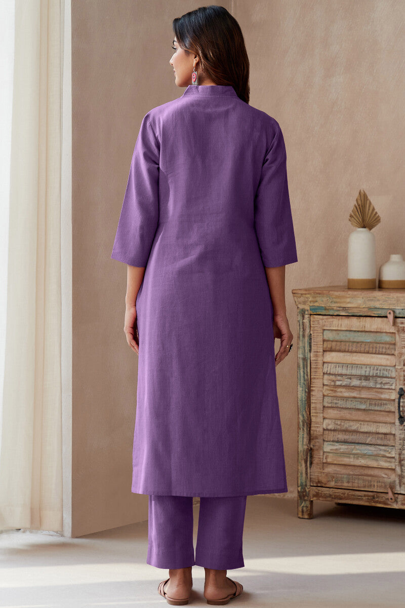 Roza Seher Violet Kurta