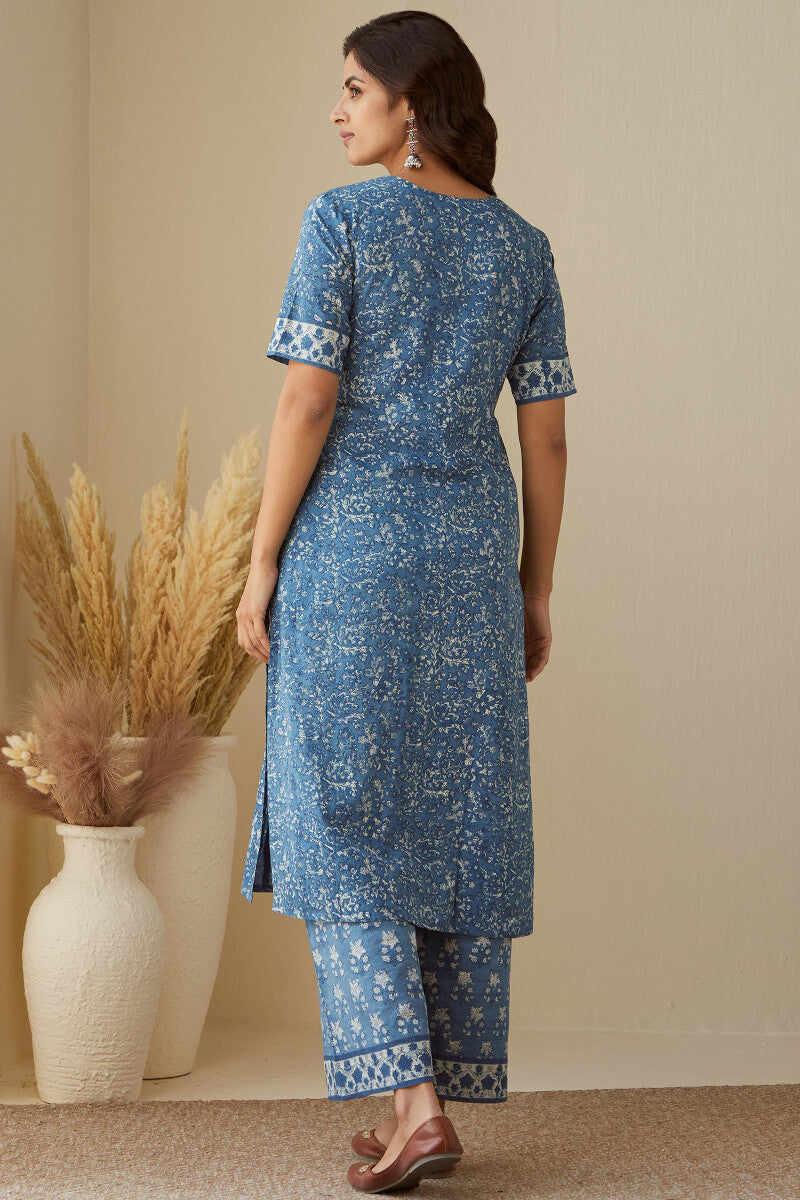 Sehra Noor Indigo Kurta
