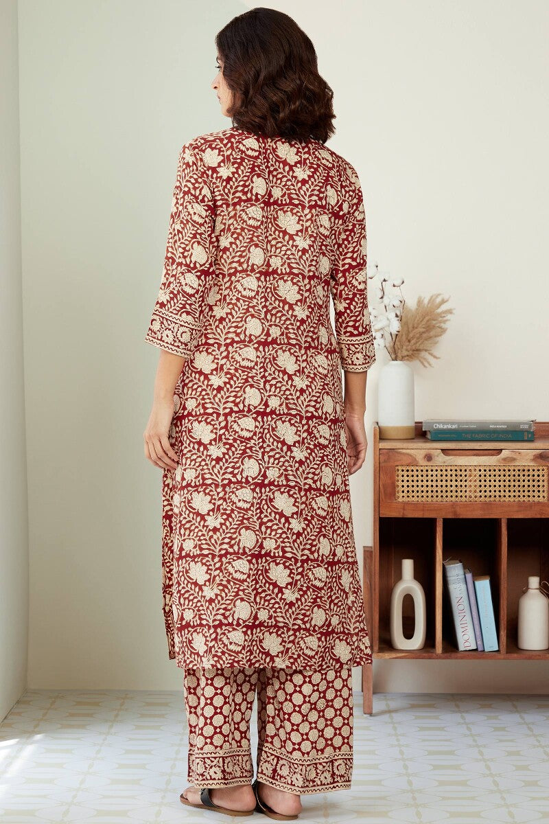 Sehra Leila Bagru Kurta