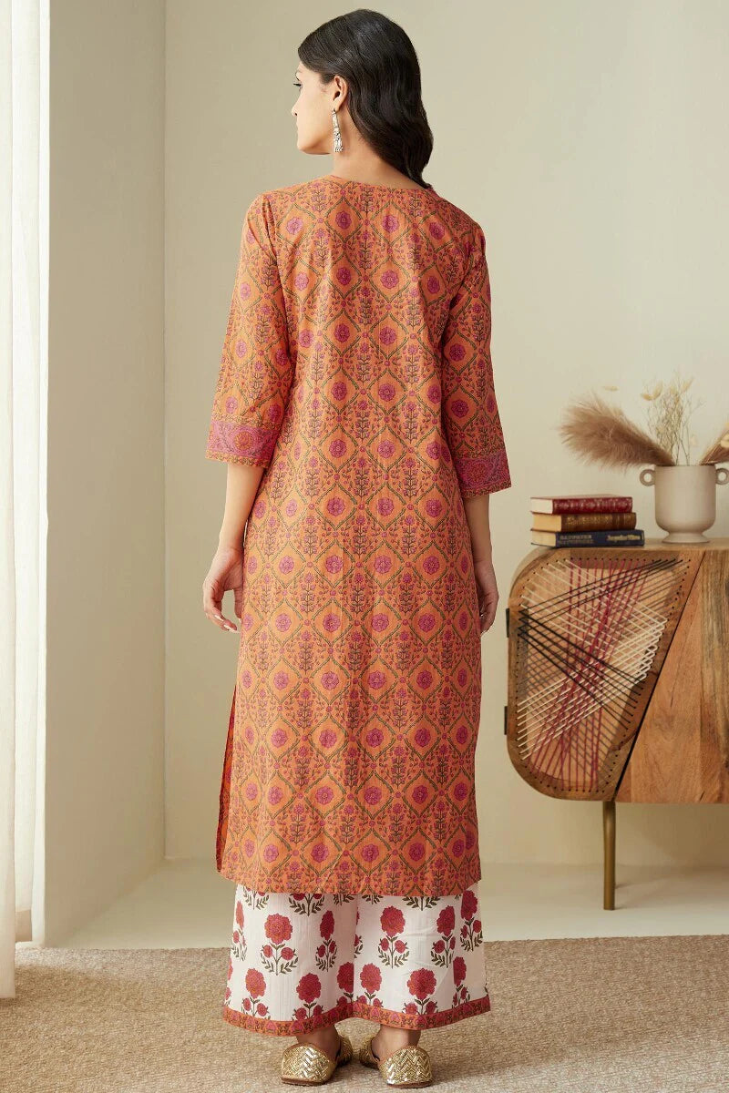 Gauhar Safina Sanganeri Kurta