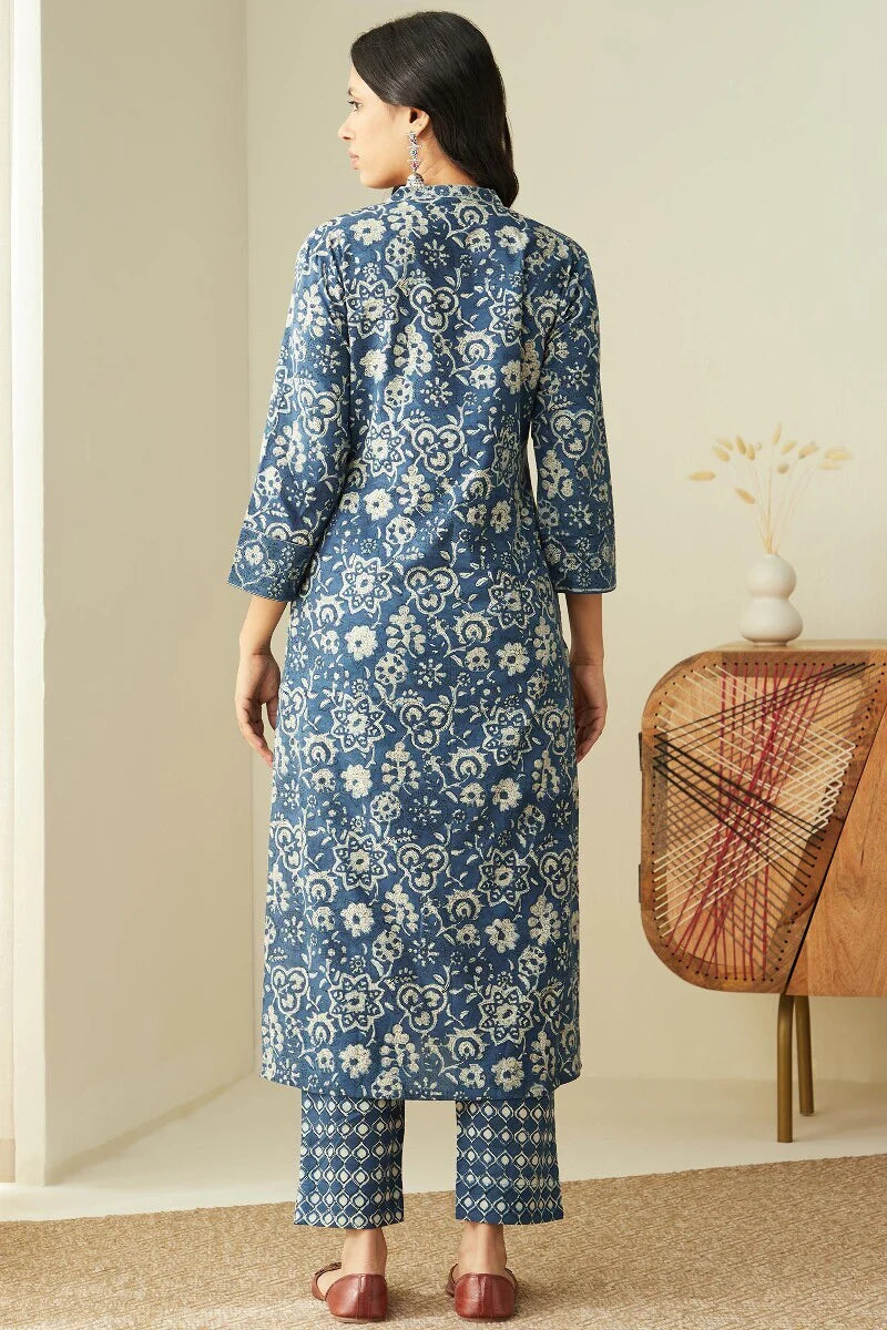 Sehra Maiwa Indigo Kurta