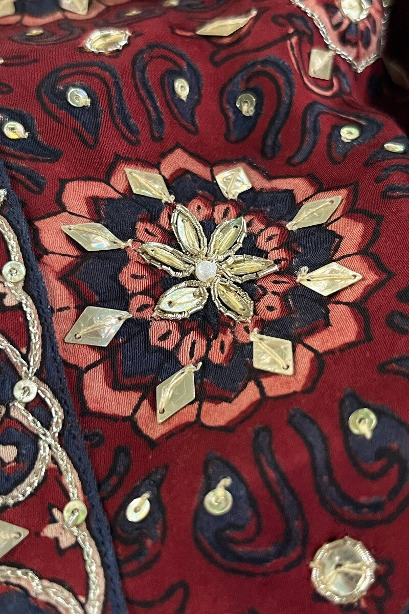 Mehrunissa Tahira Ajrak Kurta