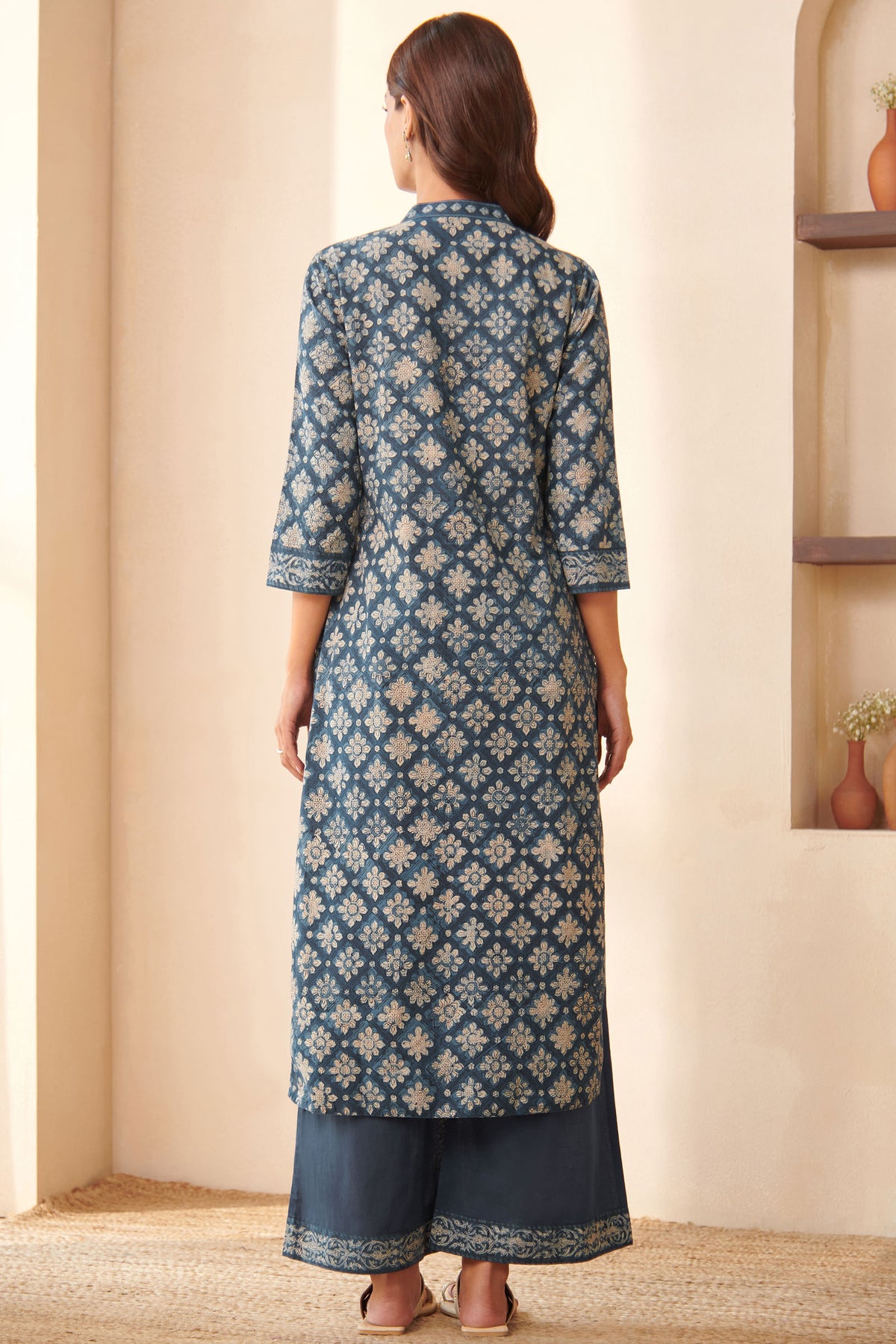 Sehra Afsana Bagru Dabu Kurta