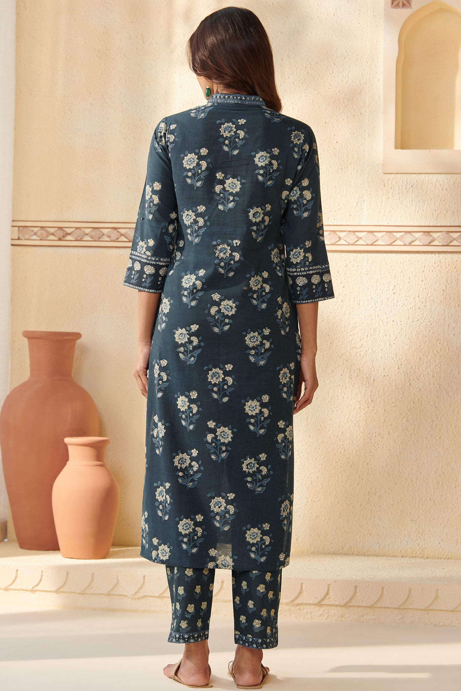 Sehra Seher Bagru Kurta