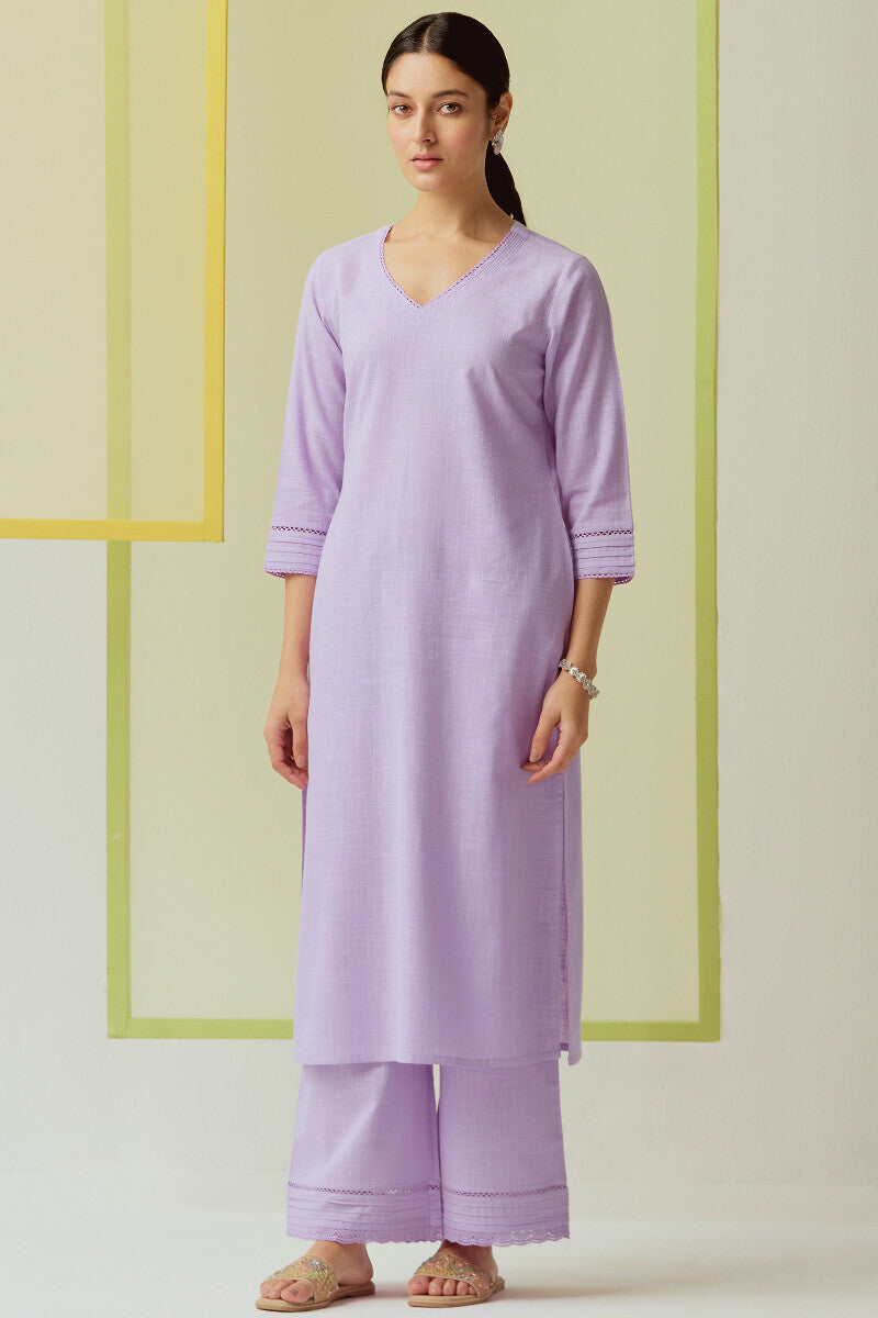 Roza Sahira Lavender Kurta