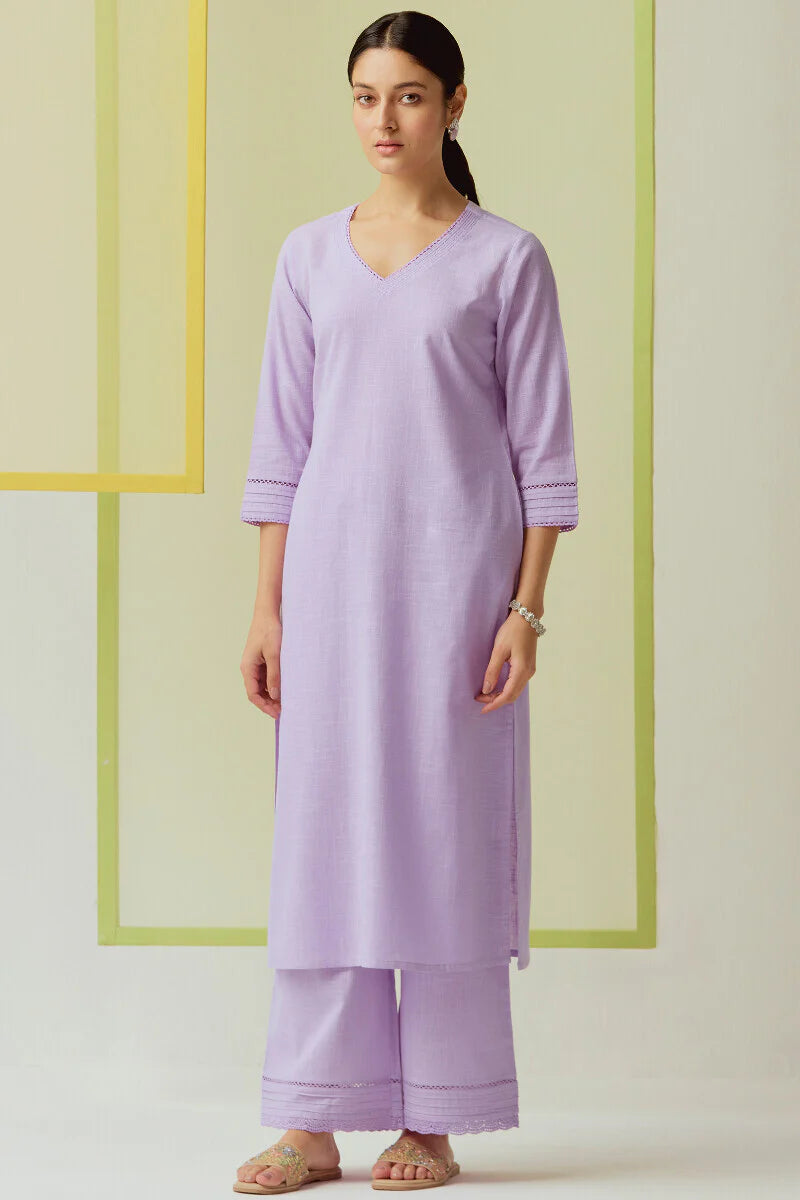 Surplus: Roza Sahira Lavender Kurta