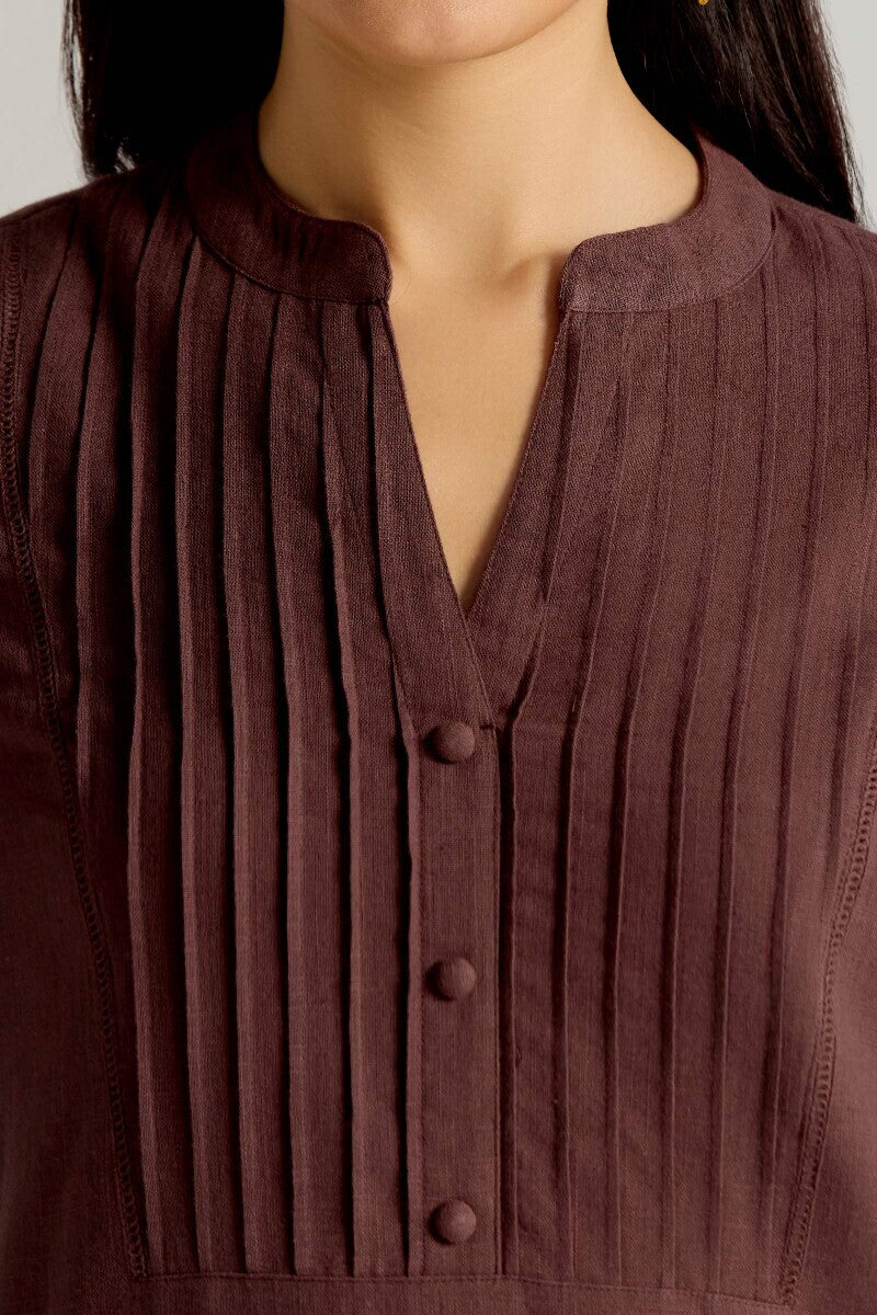 Roza Nida Brown Kurta