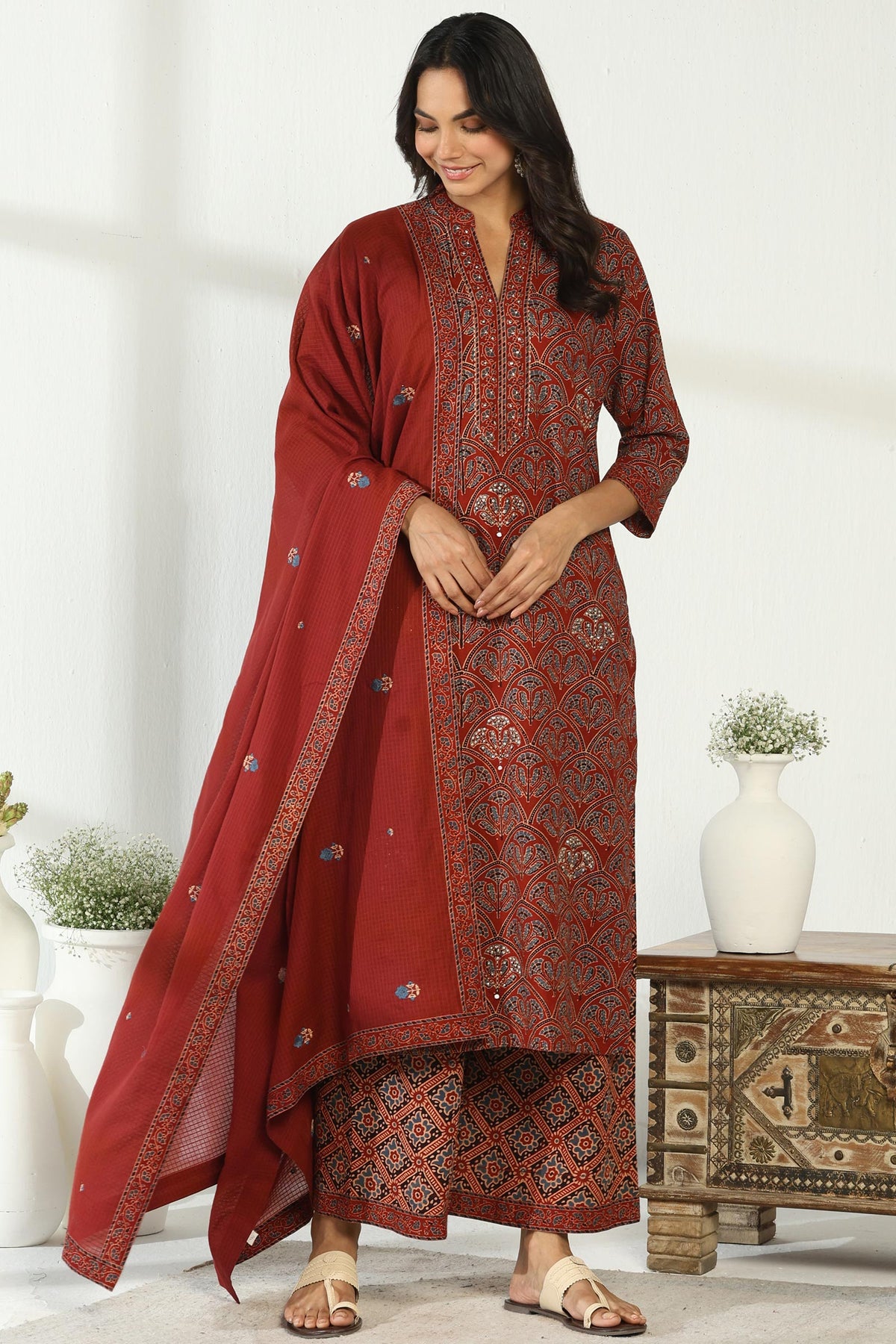 Sehra Samira Ajrak Kurta