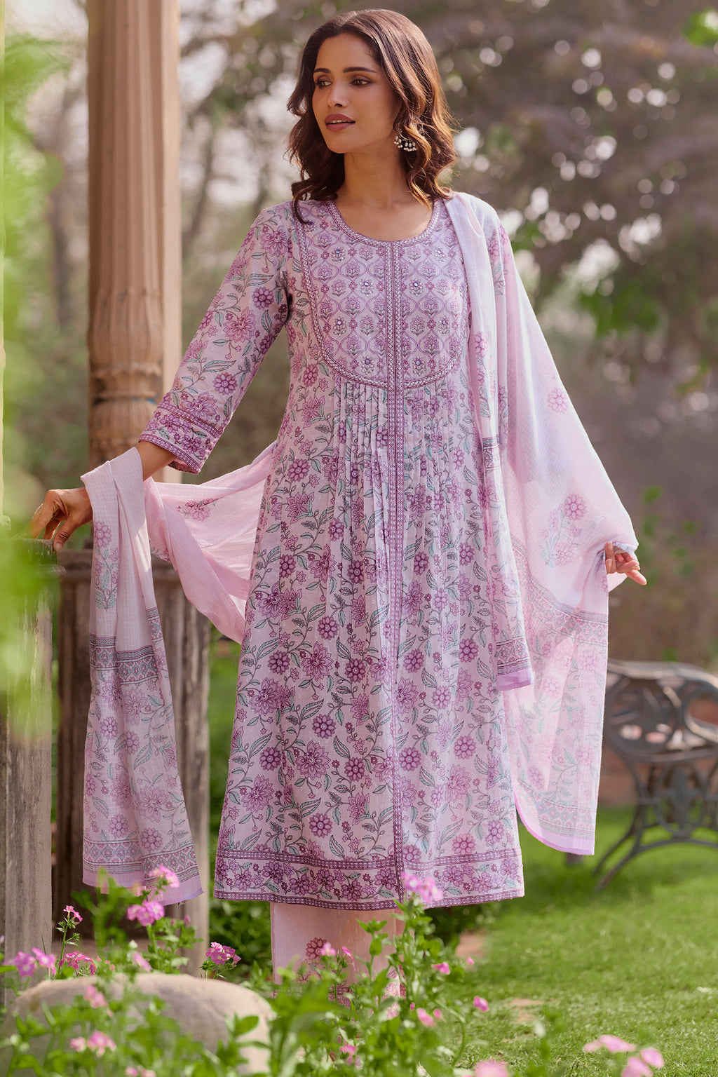 Gulbahar Aliza Sanganeri Kurta