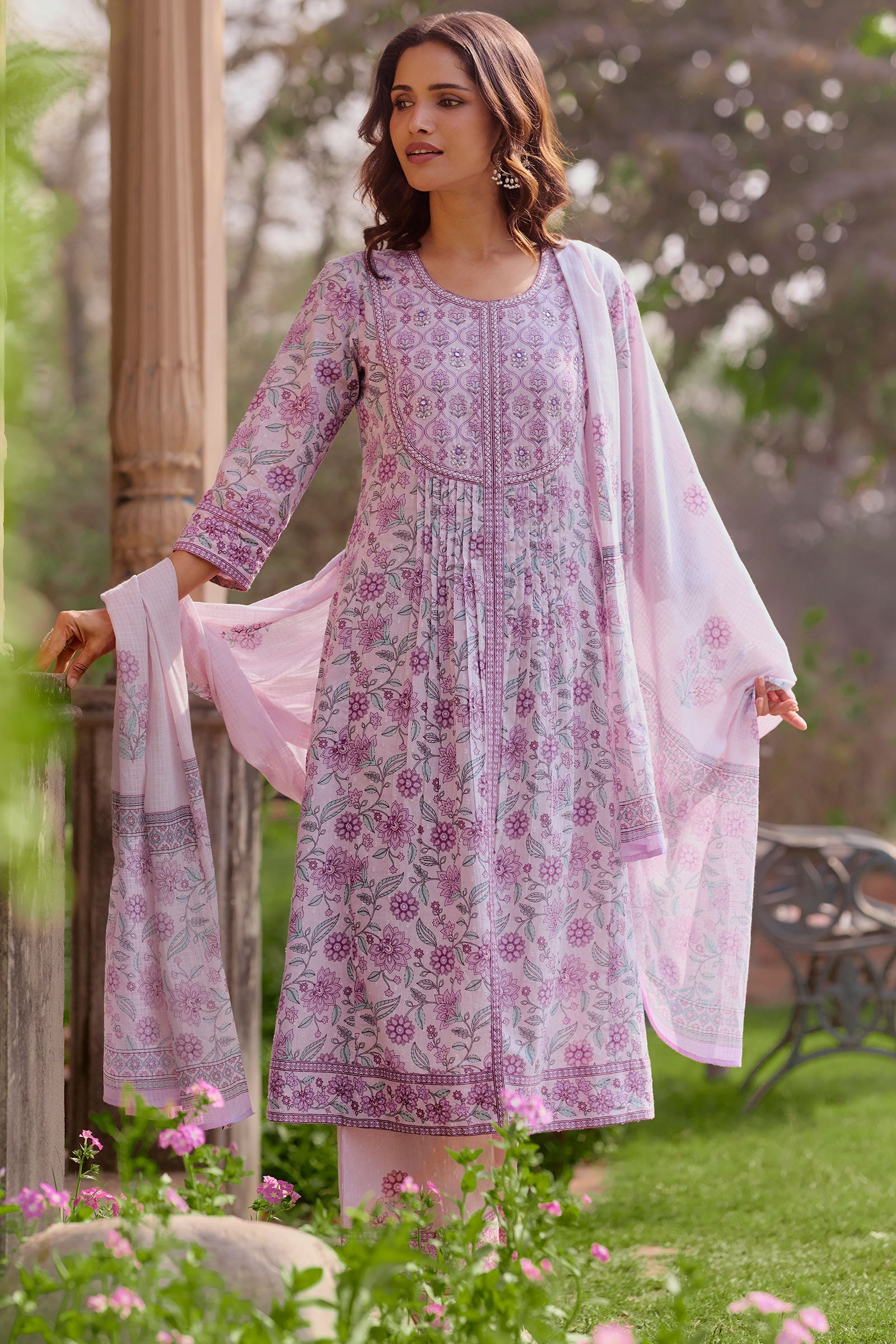 Gulbahar Aliza Sanganeri Kurta
