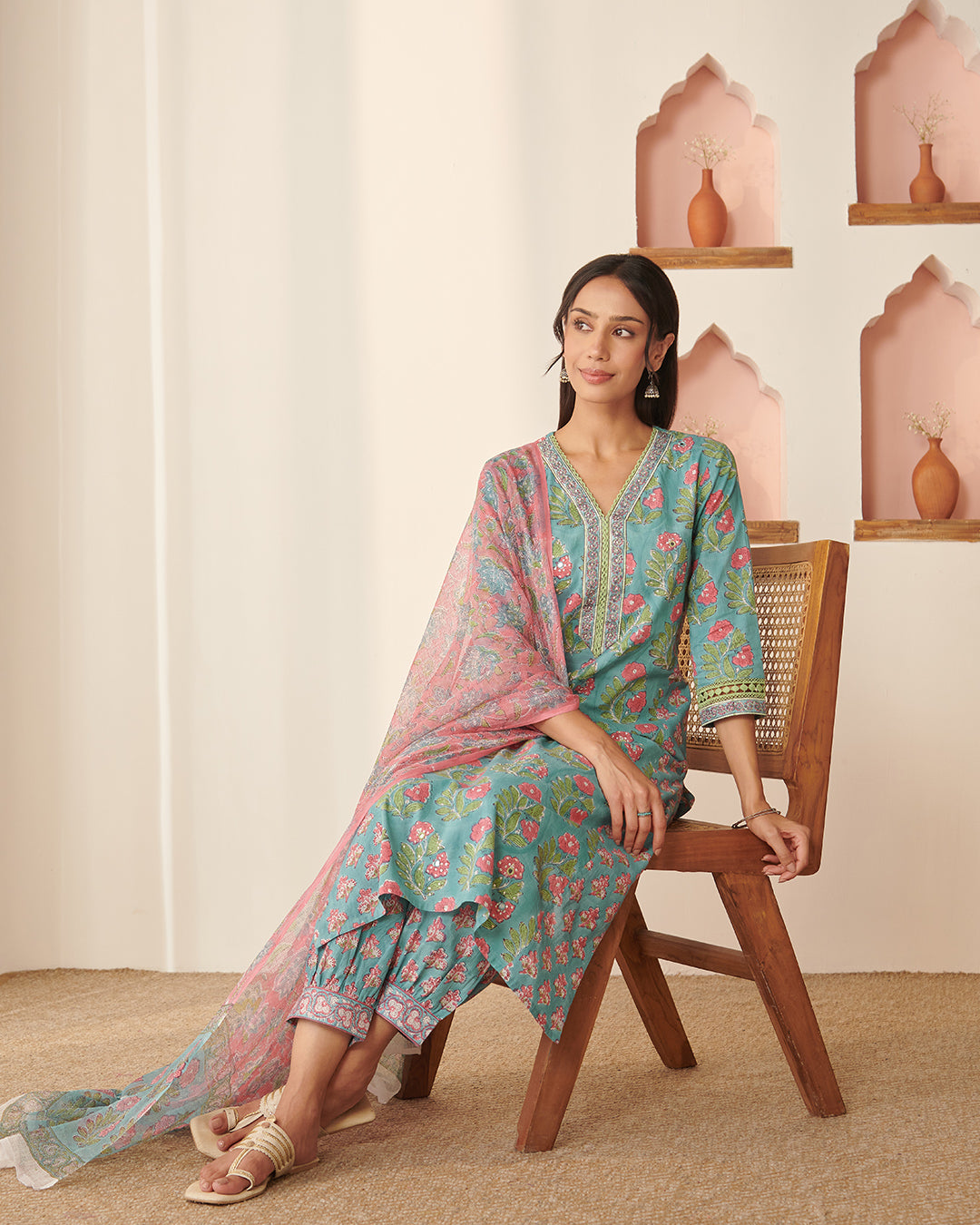 Gulbarg Armin Sanganeri Kurta