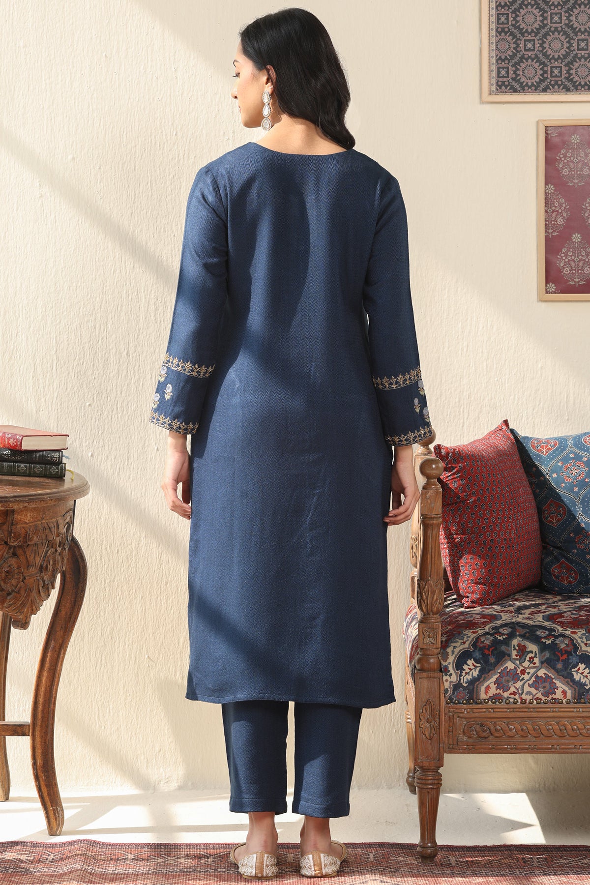 Naadirah Gulnaz Faux Wool Kurta