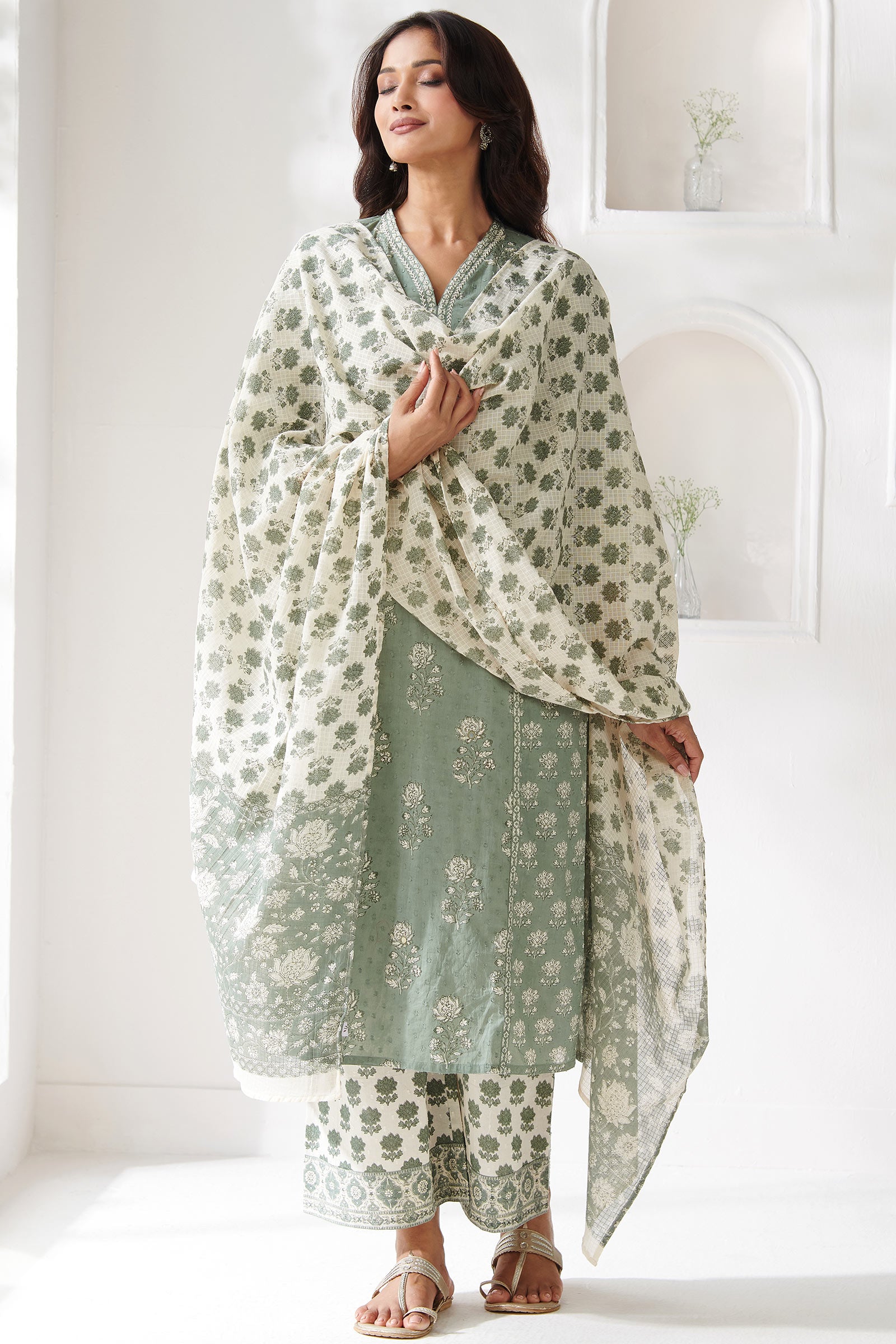 Surplus: Gulbarg Kaira Sanganeri Kurta