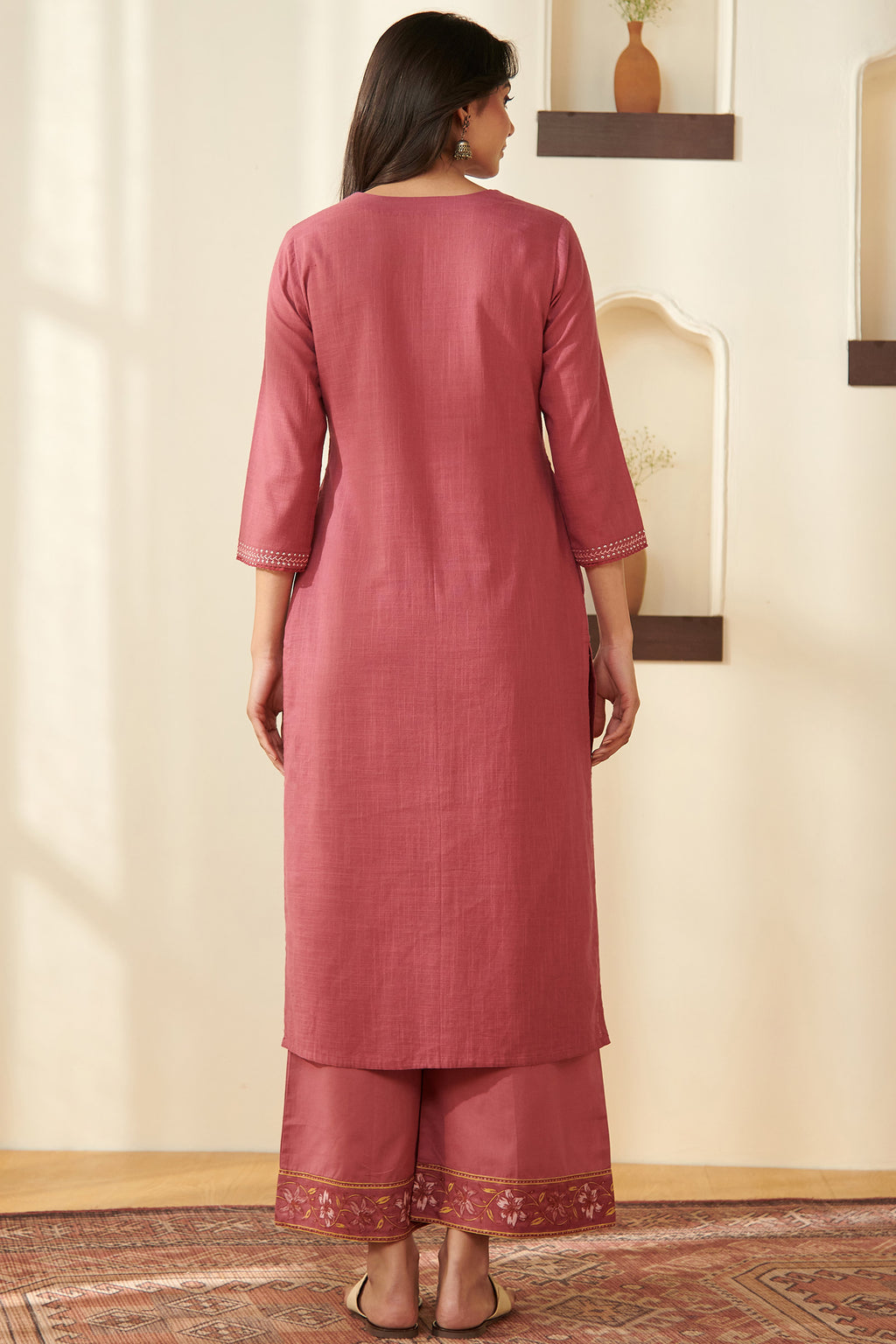 Surplus: Roza Azma Mauve Kurta