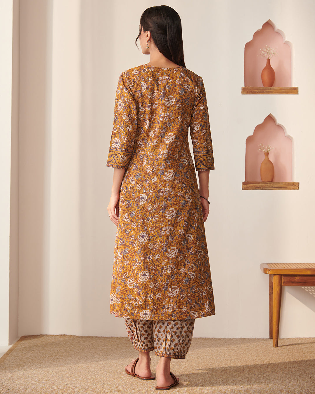 Gauhar Shireen Sanganeri Kurta