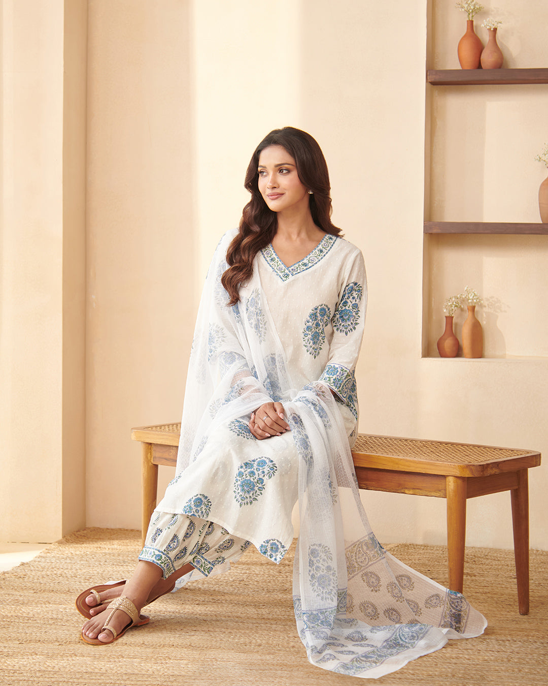 Gulbarg Ria Sanganeri Kurta