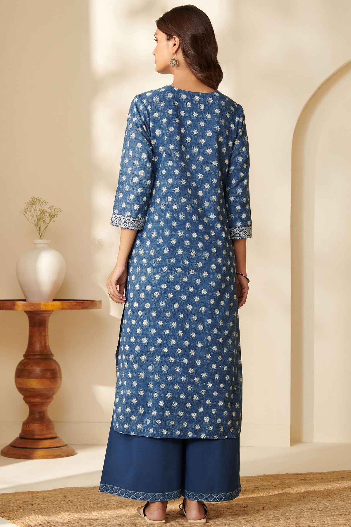 Sehra Fareena Bagru Kurta