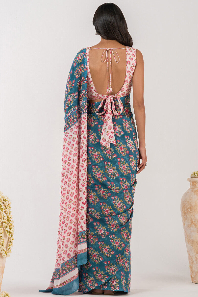 Nasrine Farnaz Sanganeri Modal Saree