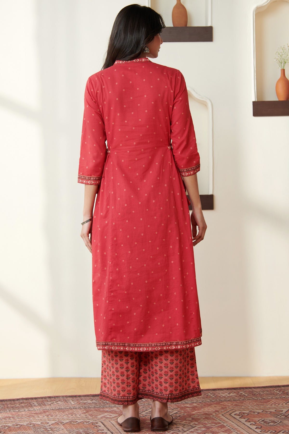Rangrez Nusrat Pink Kurta