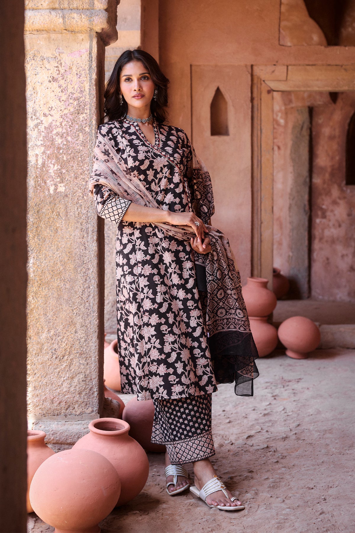 Sehra Jahan Bagru Kurta