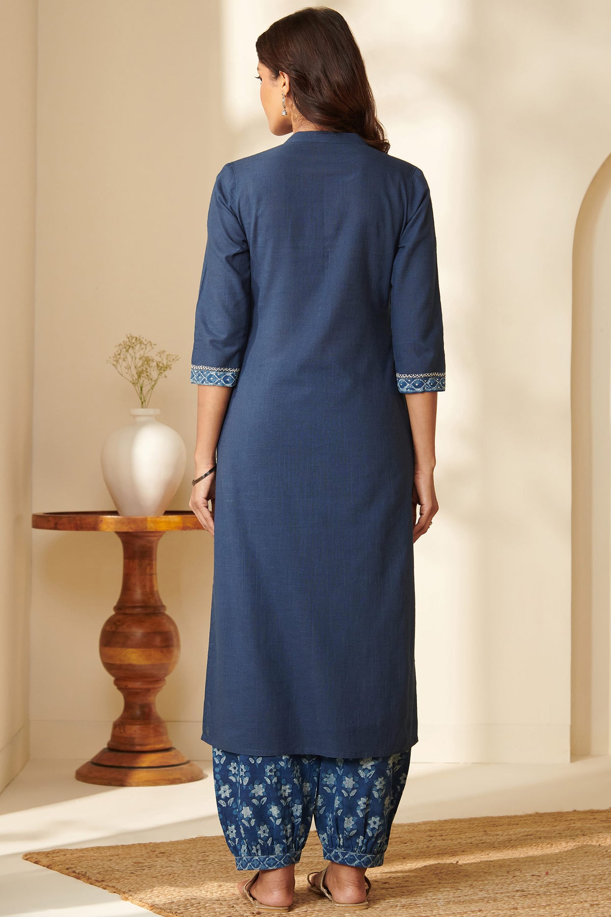 Sehra Nazneen Bagru Kurta