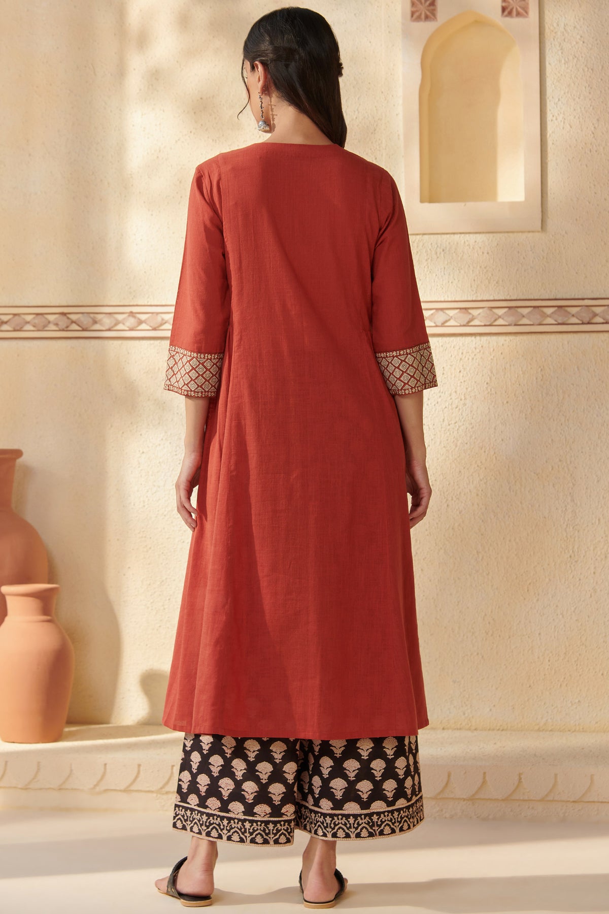 Sehra Zeinab Bagru Kurta