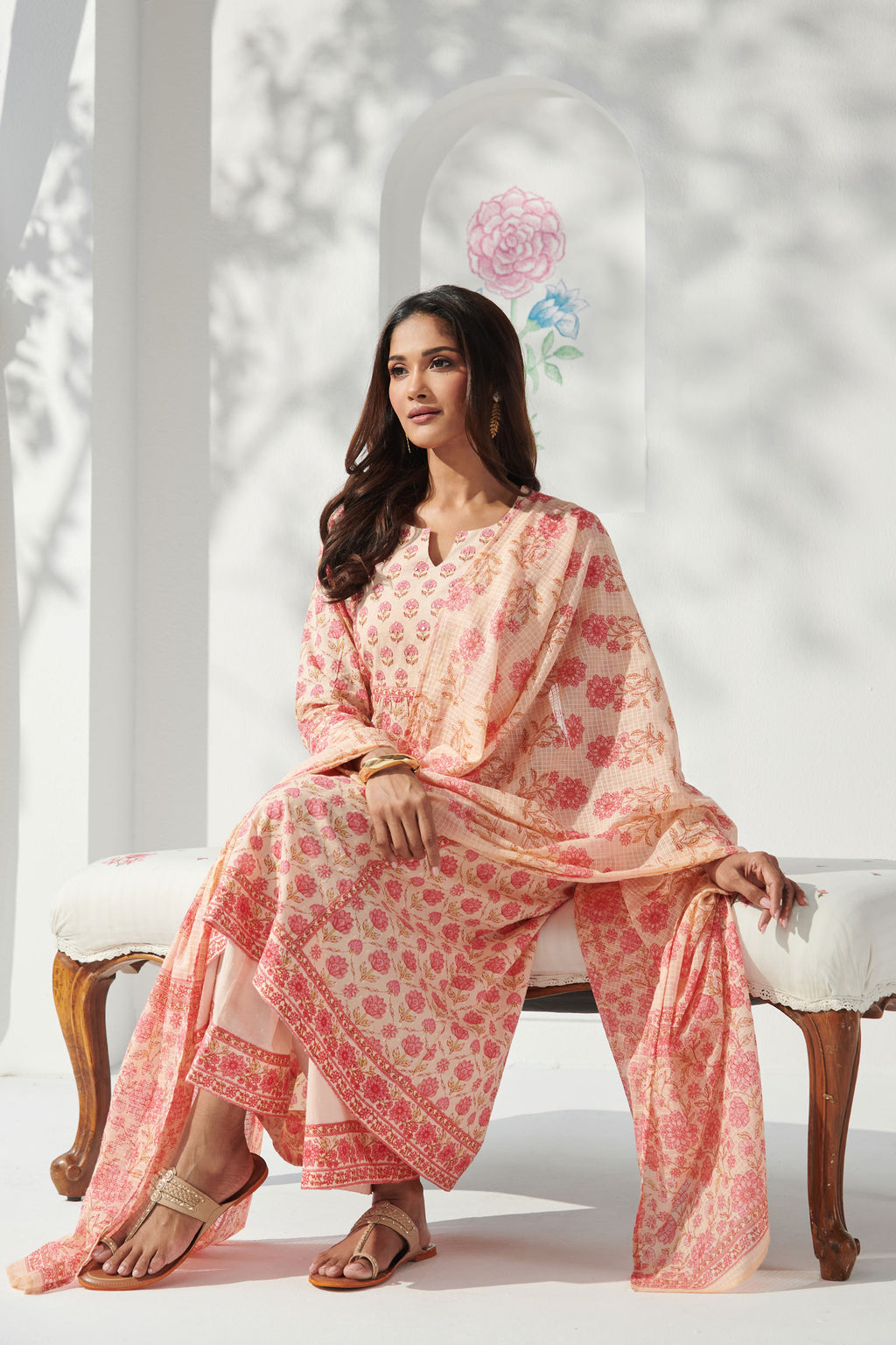 Surplus: Gulbahar Saira Sanganeri Kurta