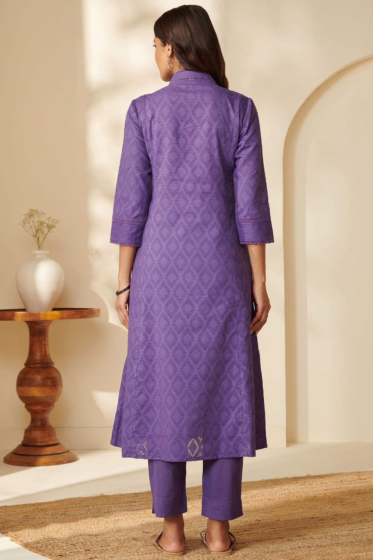 Roza Rosana Purple Kurta