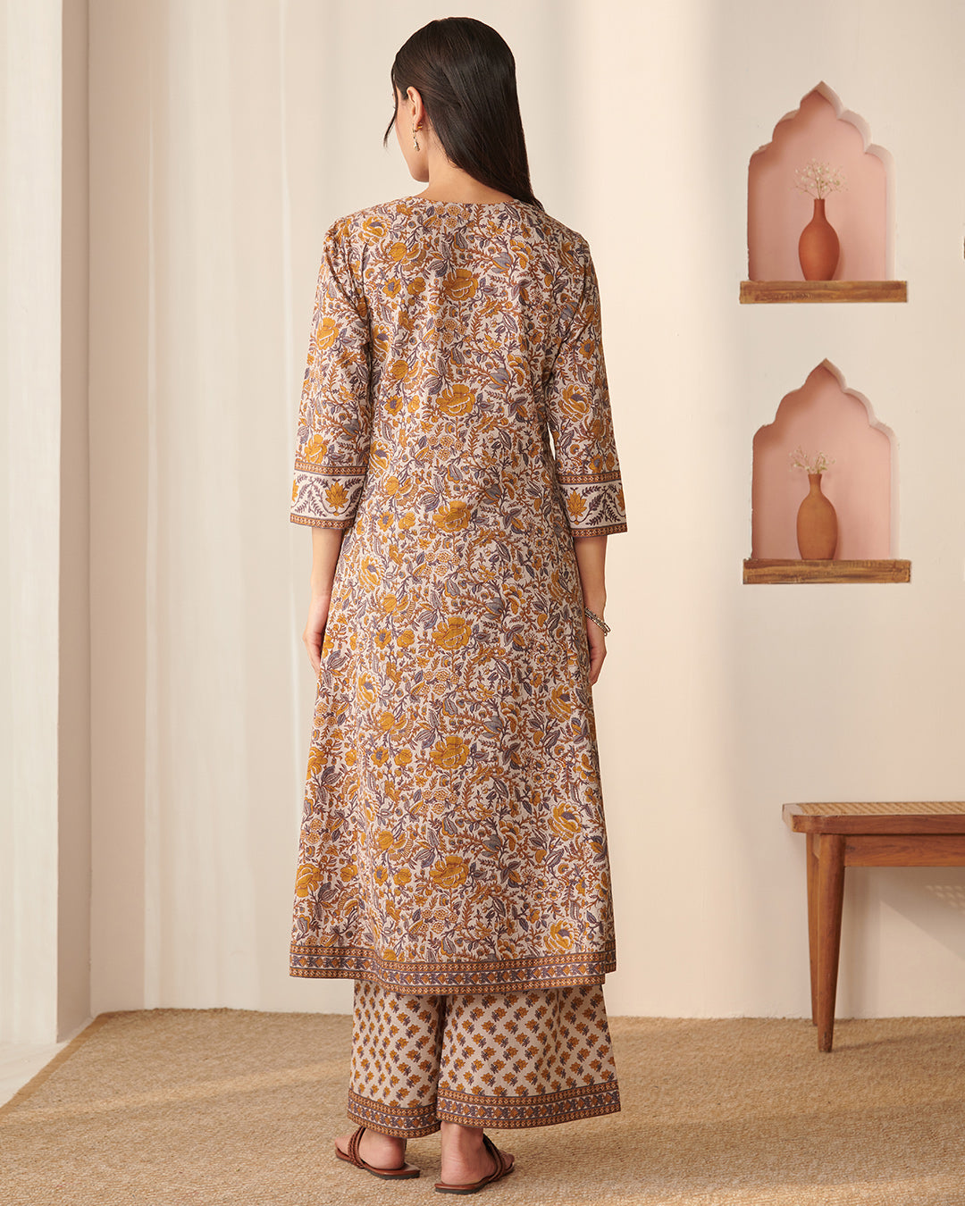 Gauhar Zafiya Sanganeri Kurta