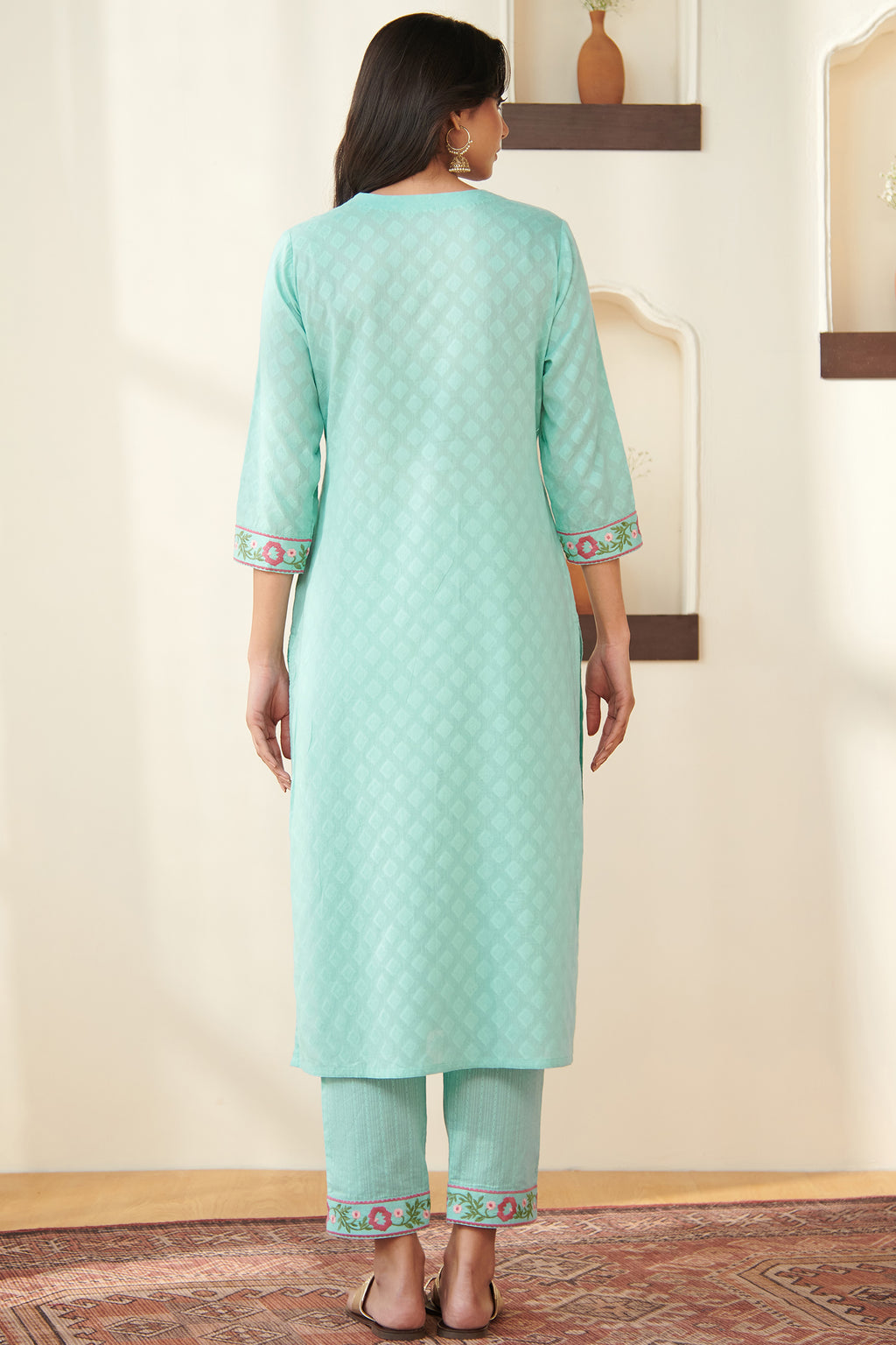 Mehraab Reema Blue Kurta