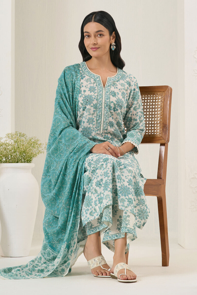 Neelofar Naureen Sanganeri Kurta