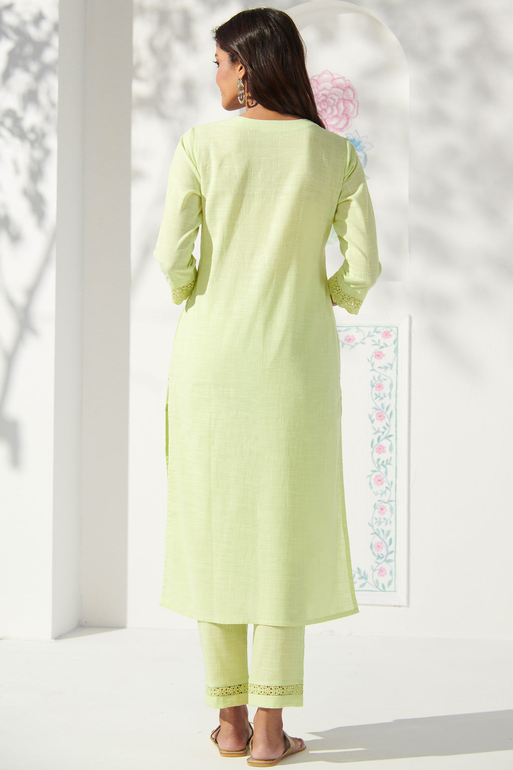 Surplus: Roza Jashn Green Kurta