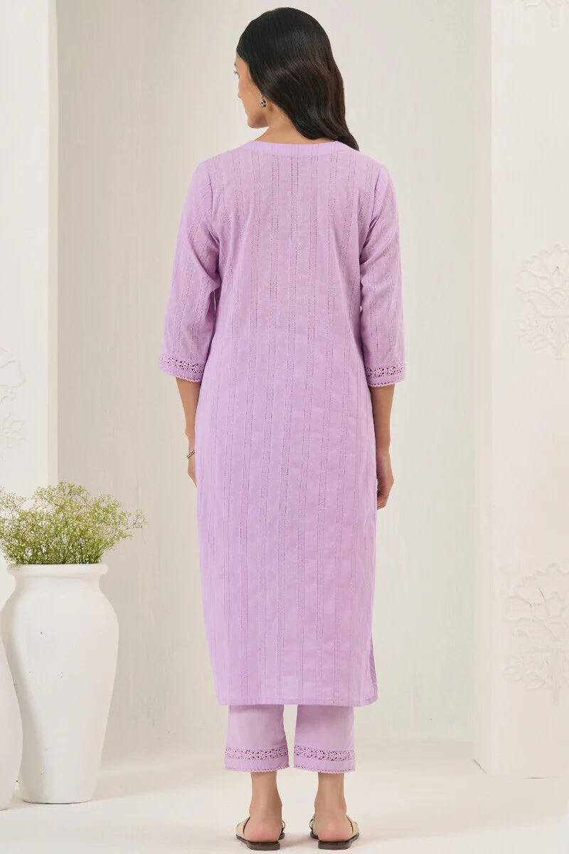 Surplus: Roza Seher Lilac Kurta