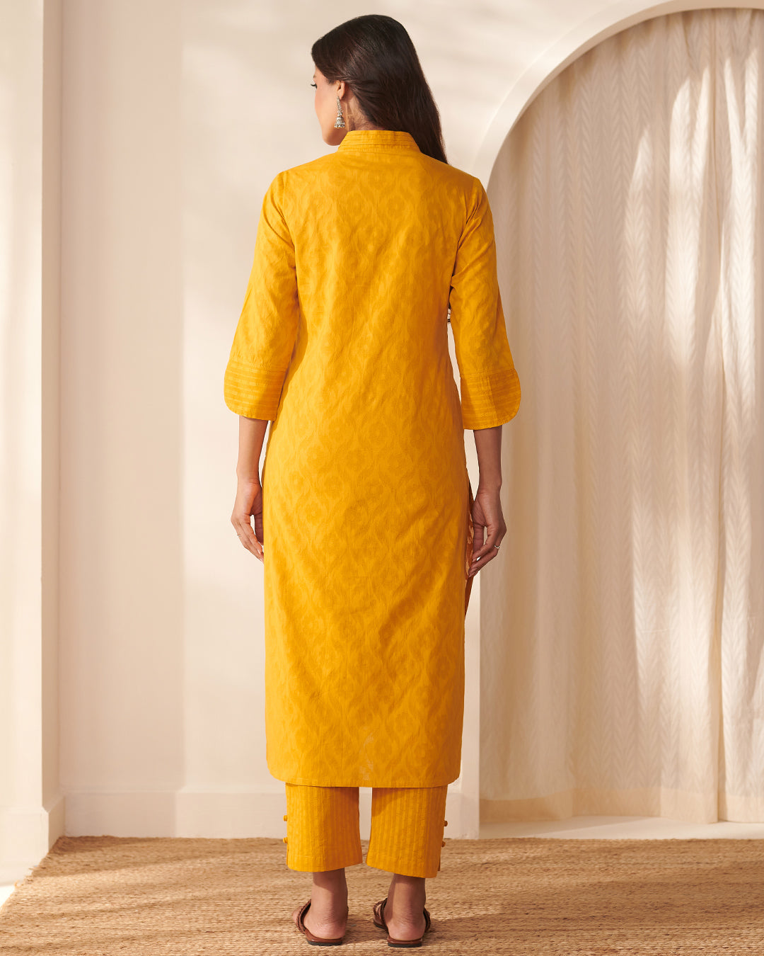 Roza Sanya Surajmukhi Yellow Kurta