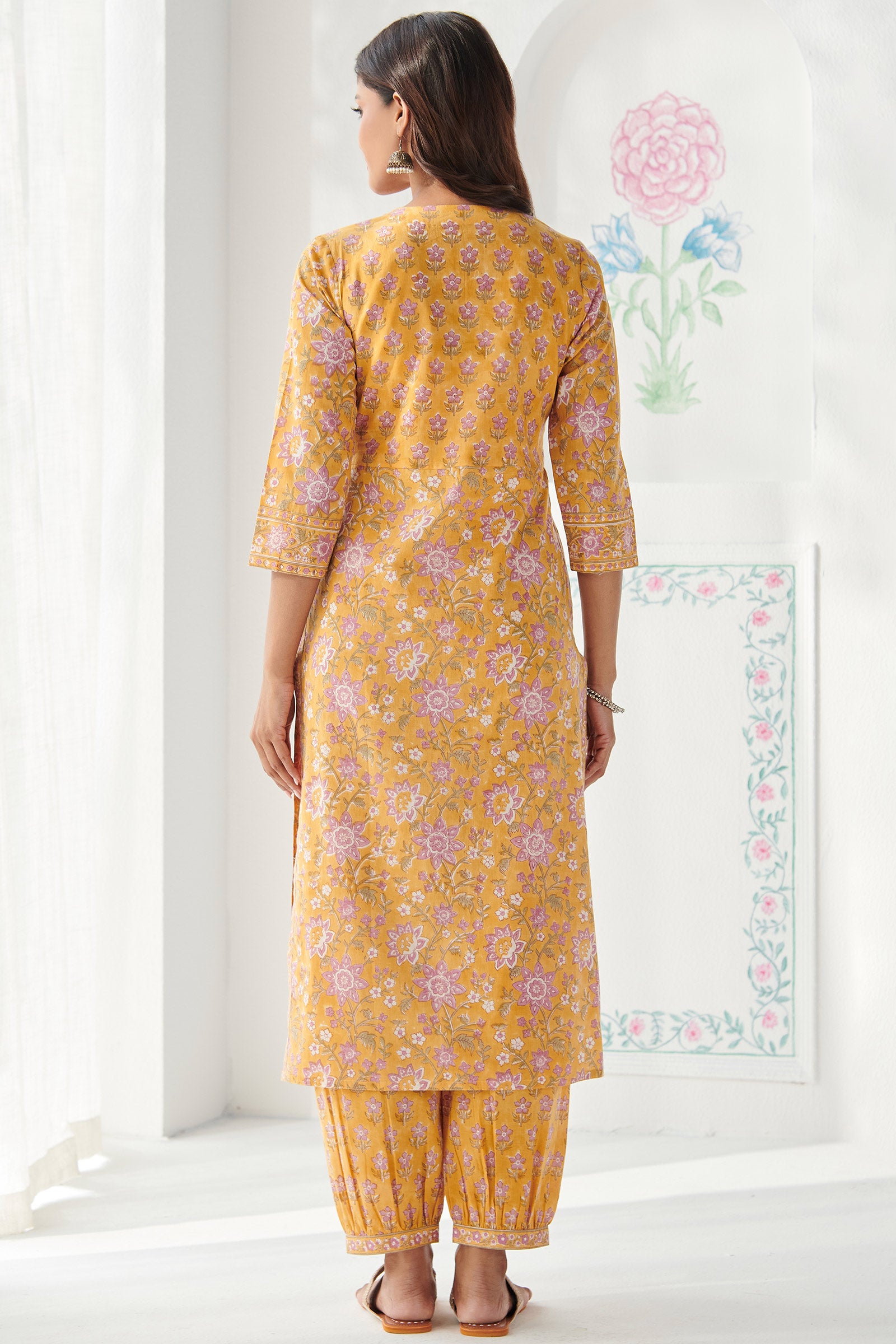 Gulbahar Azma Sanganeri Kurta
