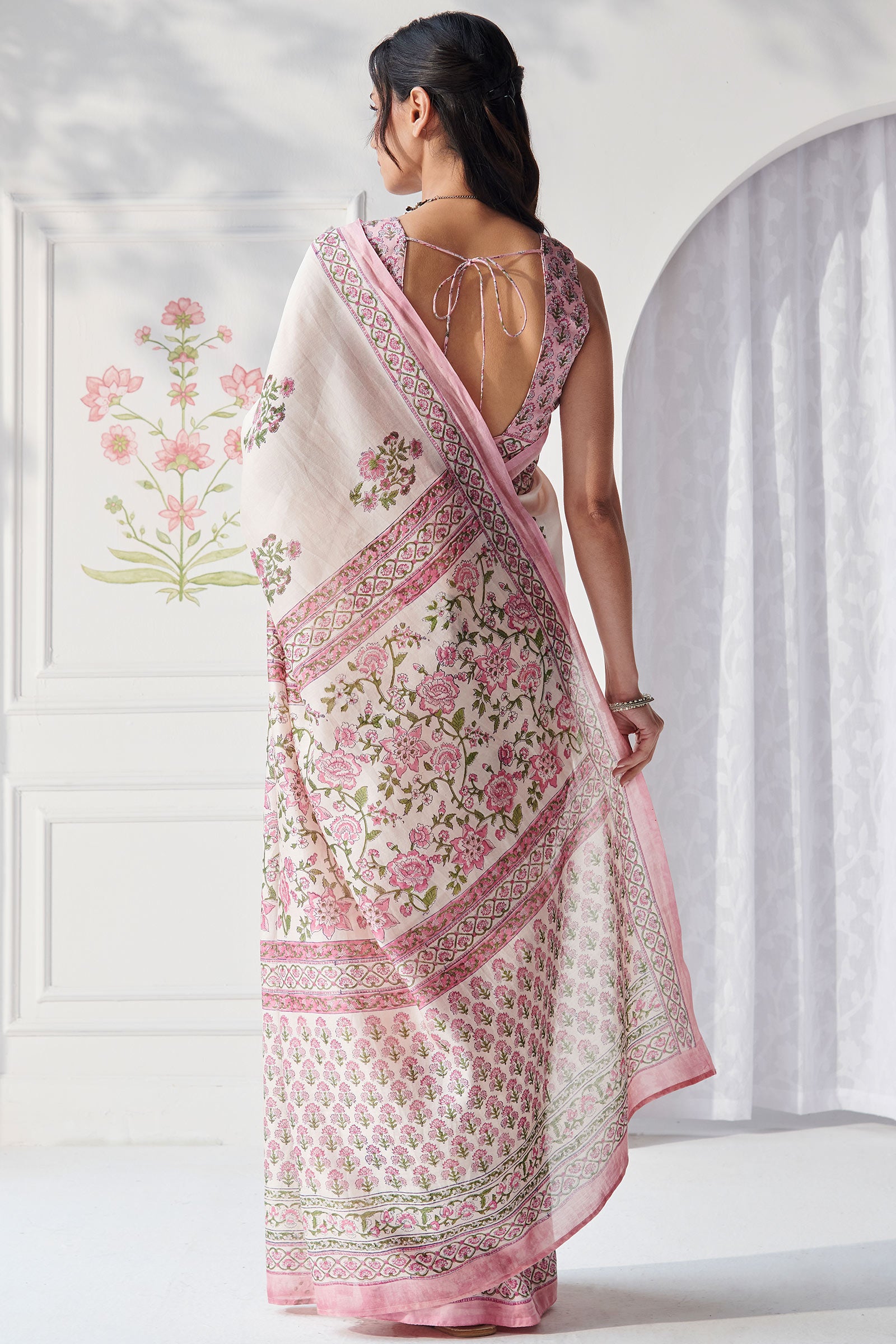 Gulbahar Inara Sanganeri Saree