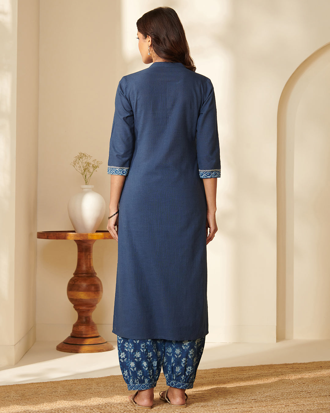 Sehra Nazneen Bagru Kurta