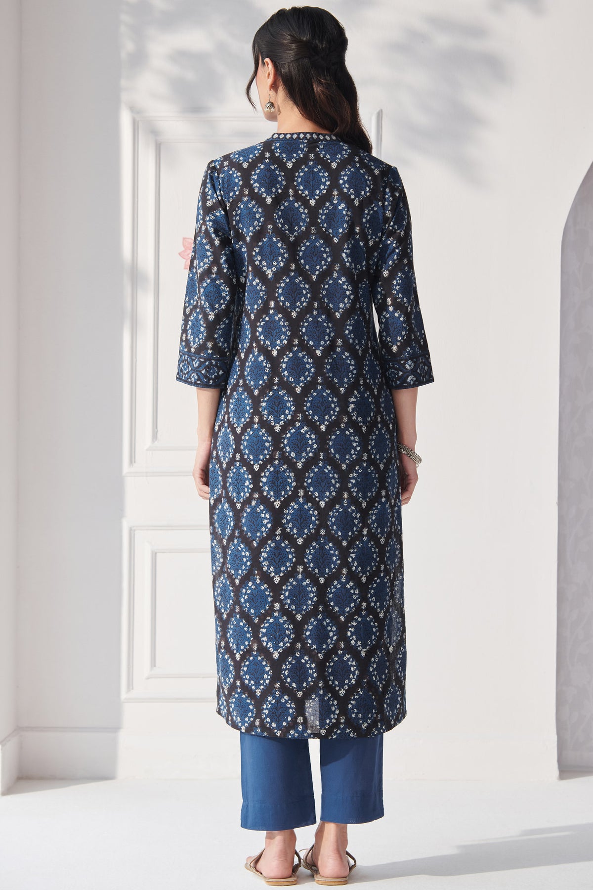 Sehra Jasmina Bagru Kurta