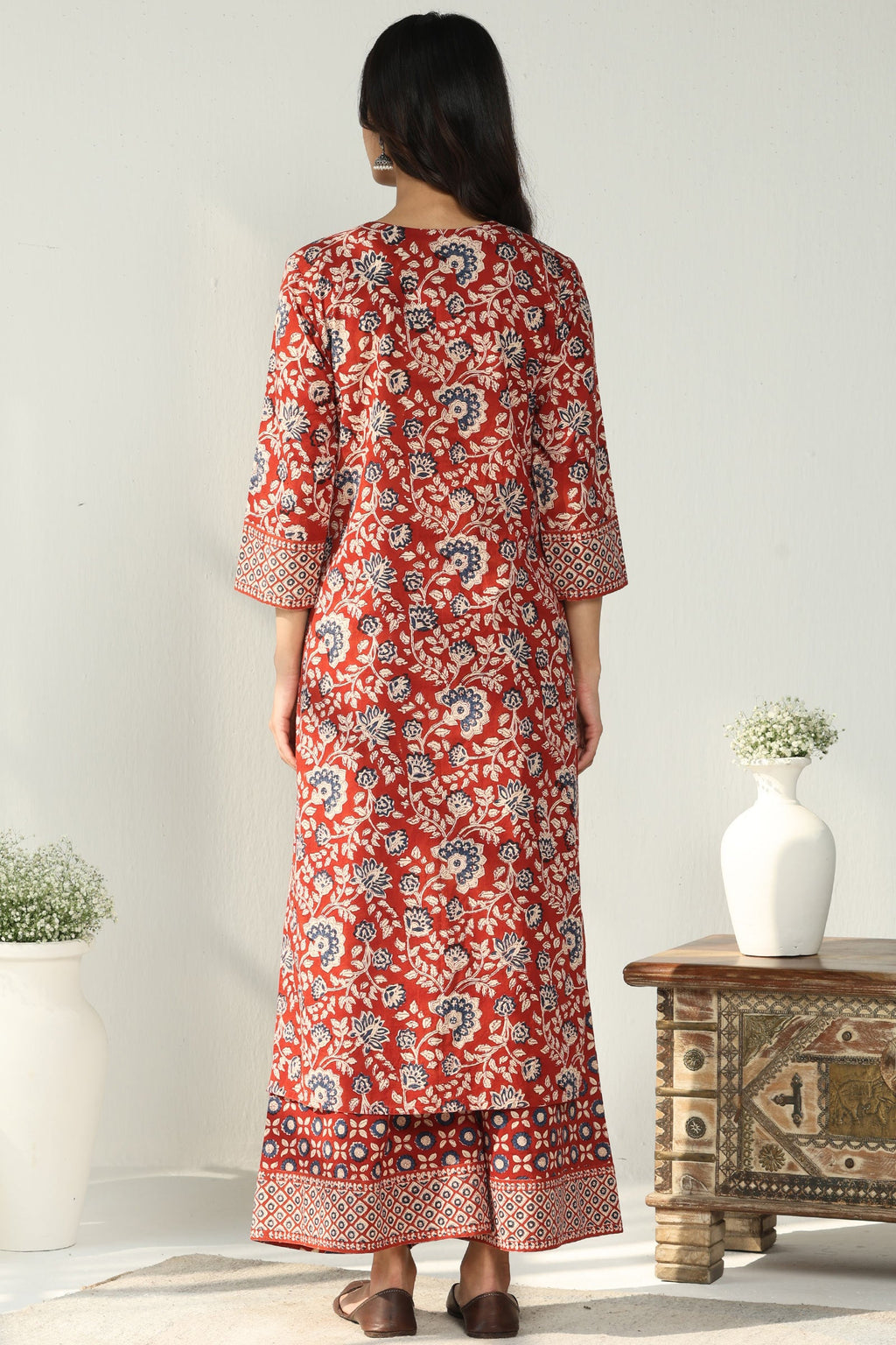 Surplus: Sehra Sumaira Bagru Kurta