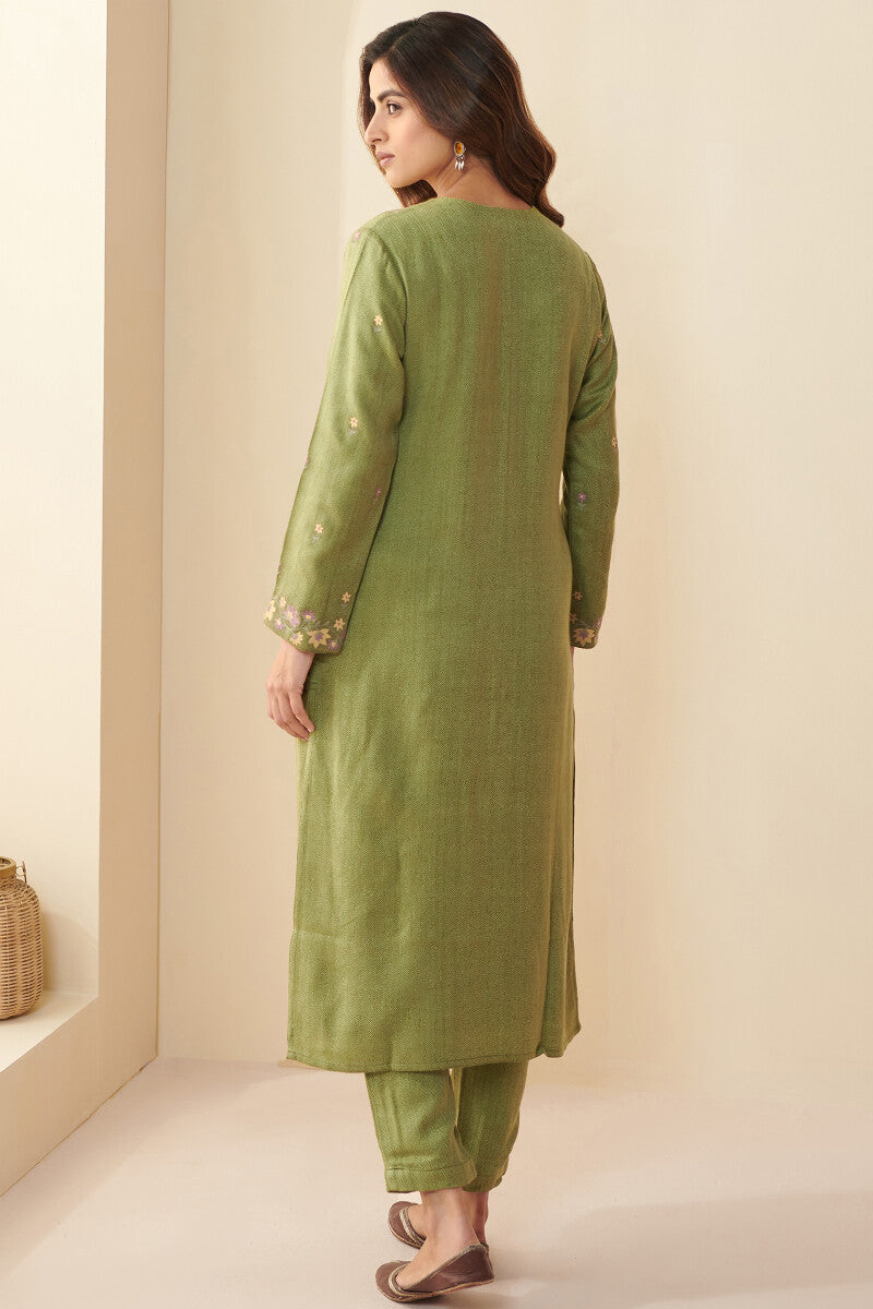 Naadirah Zarina Faux Wool Handloom Kurta
