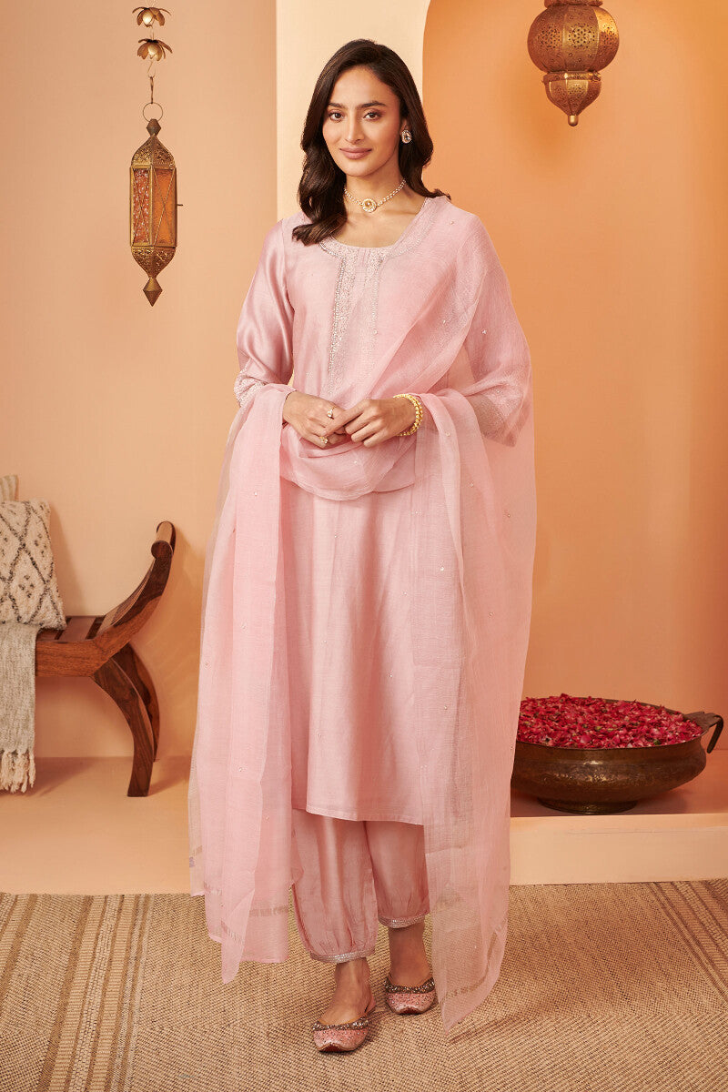 Shirin Farheen Chanderi Kurta