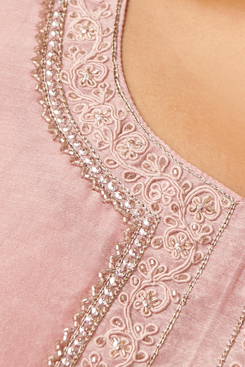 Shirin Farheen Chanderi Kurta