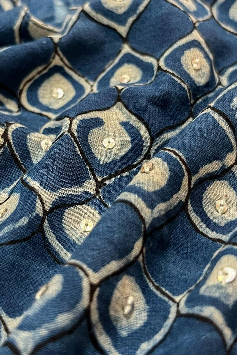 Sehra Maiwa Indigo Kurta