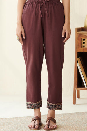 Sehra Yasmina Ajrak Narrow Pants