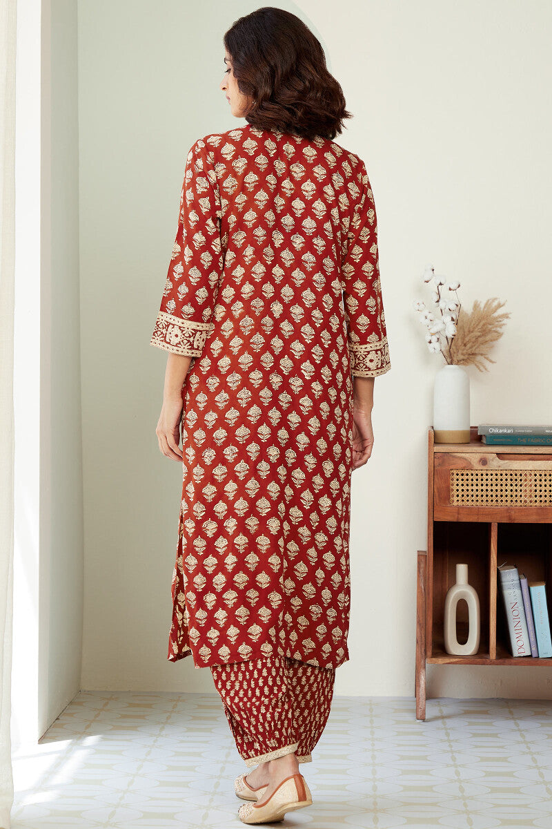 Sehra Inaya Bagru Kurta