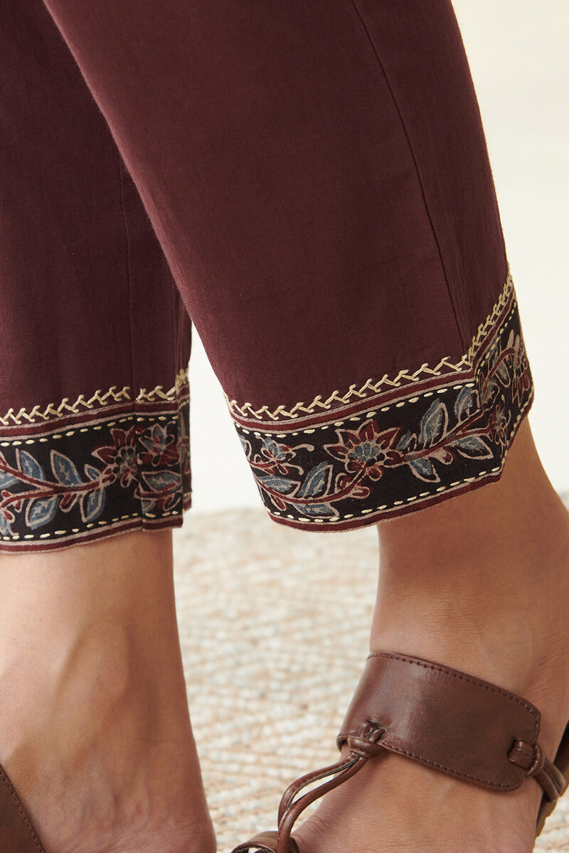 Sehra Yasmina Ajrak Narrow Pants