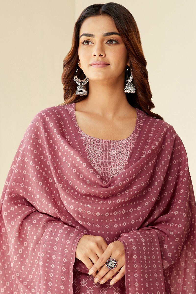 Gauhar Samaira Pink Dupatta